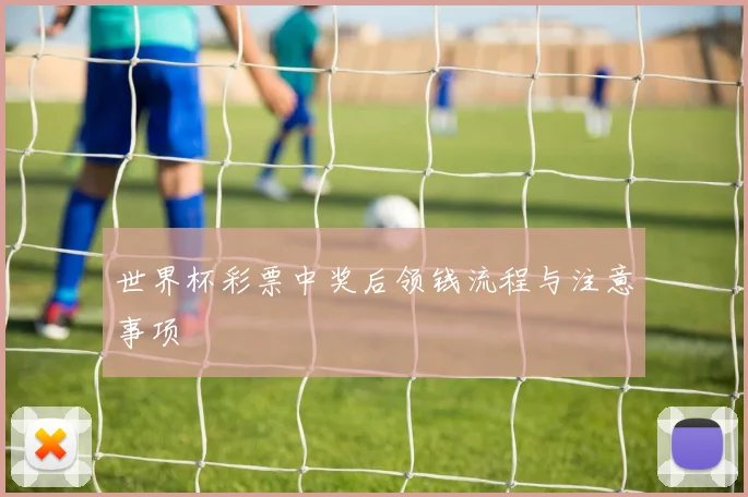 世界杯彩票中奖后领钱流程与注意事项
